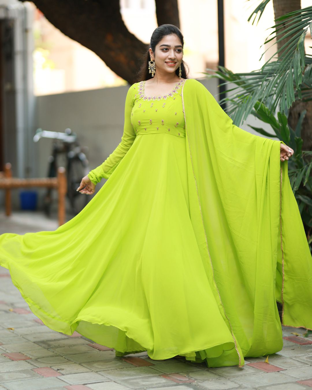 Anarkali Gowns - Petals Chennai